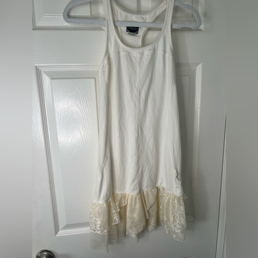 Vintage Intimately Free People Lace Bottom slip Night Gown dress, Size XS - S